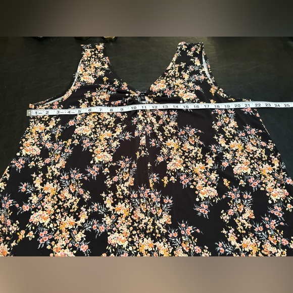Sami & Jo Black Floral Wide Leg Jumpsuit with pockets size PXL - Picture 11 of 13